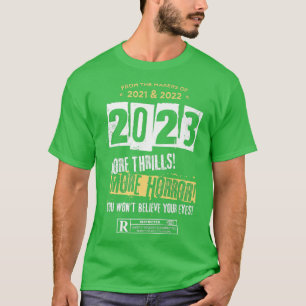 Funny 2023 Frohes neues Jahr Große Reset 1984 Frei T-Shirt