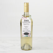 Funny 2024 ist fast vorbei für Ihren Logoaufenthal Flaschenanhänger (Auf Flasche)