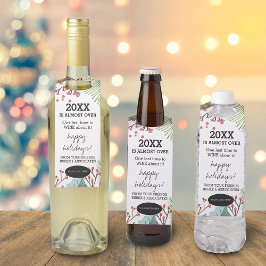 Funny 2024 ist fast vorbei für Ihren Logoaufenthal Flaschenanhänger