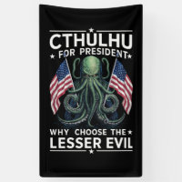 Funny 2024 Wahlen Cthulhu für den Präsidenten