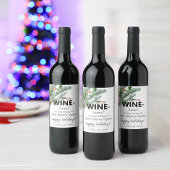 Funny 2024 Weinkleber hält uns zusammen mit der Na Weinetikett