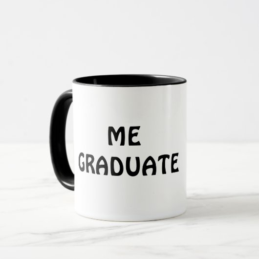 Funny 2025 Abschluss ME GRADUATE I SMART Tasse (Vorderseite Links)