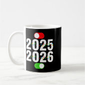 Funny 2025 Off 2026 On Christmas Lights Happy New Kaffeetasse (Links)