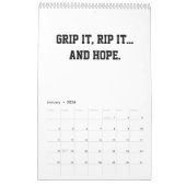 Funny 2026 Calendar Golf Quotes Golfer Dad Coach Kalender (Jan 2026)