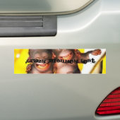 funny%20monkey, verrückter AffeFest Autoaufkleber (Auf Auto)