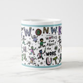 Funny 20oz Mug: Know Won Worns Ewe Jumbo-Tasse (Vorderseite)