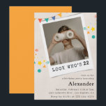 Funny 22. Geburtstag Einladungen Männer Spaß Foto<br><div class="desc">Funny 22. Geburtstag Einladungen Männer Spaß Foto</div>