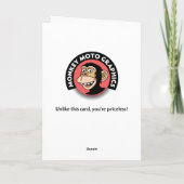 Funny 23. Geburtstag Karte (Rückseite)