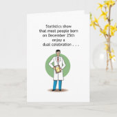 Funny 25. Dezember Geburtstagskarte Karte (Gelbe Blume)