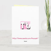 Funny 25th Anniversary Card - Anpassbar Karte (Rückseite)