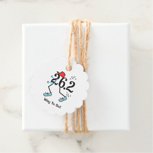 Funny 26.2 Marathoner © Way to Go Marathon Runner Geschenkanhänger (Beispiel)
