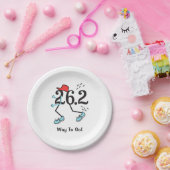 Funny 26.2 Marathoner © Way to Go Marathon Runner Pappteller (Party)