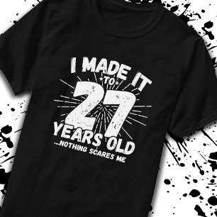 Funny 27. Geburtstag Zitat sarkastisch 27 Jahre al T-Shirt