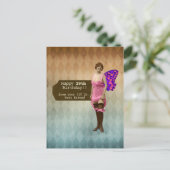 Funny 29 wieder Bester Freund Geburtstag Postkarte (Stehend Vorderseite)