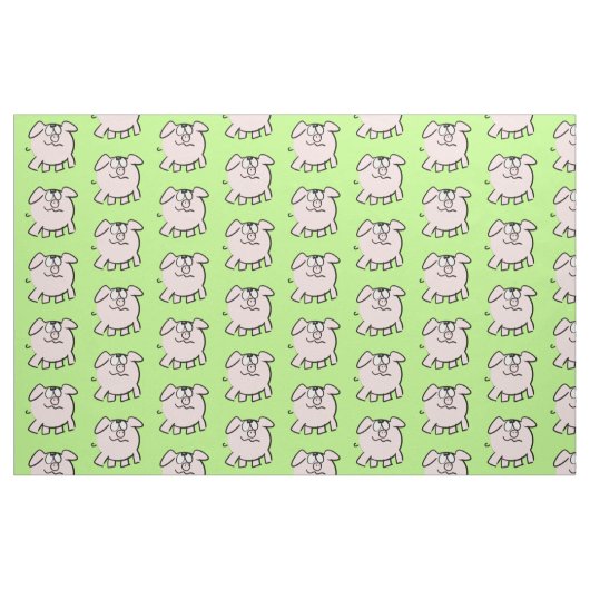 Funny 2 Cartoon Illustration Wählen Sie Farbe F Stoff (Fat Quarter (45,7 x 55,9 cm))