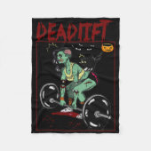 Funny 2. Degree Second Black Belt Karate Taekwand Fleecedecke (Vorderseite)