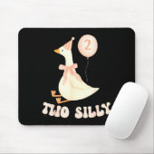 Funny 2nd Birthday Two Silly Goose 2 Year Old Birt Mousepad (Mit Mouse)