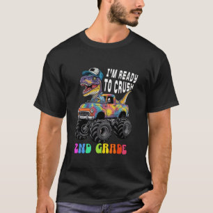 Funny 2nd Grade Ich bin bereit, Dinosaurier Boys z T-Shirt