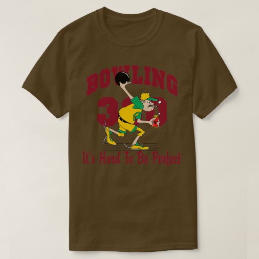 Funny 300 Bowling Score Bowling T T-Shirt (Design vorne)