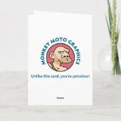 Funny 30. Geburtstag Gruß Karte (Rückseite)