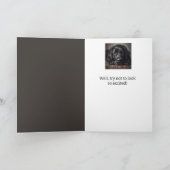 Funny 30. Geburtstag, Labrador Retriever Karte (Innenseite)