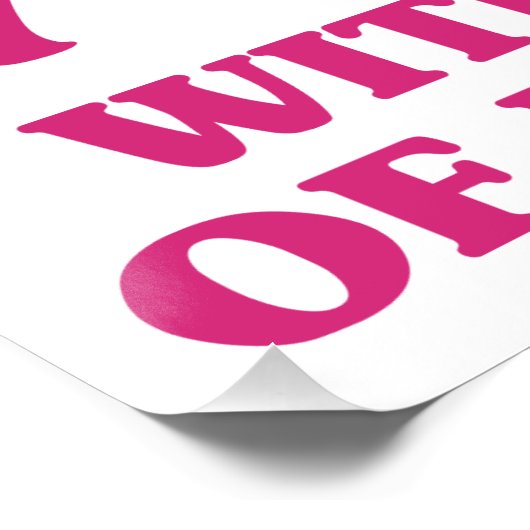 Funny 30. Geburtstag Poster (Ecke)