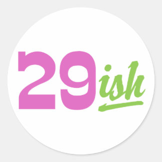 Funny 30. Geburtstag Runder Aufkleber