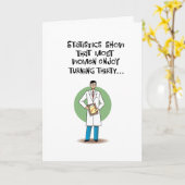 Funny 30. Geburtstagskarte für Frauen Karte (Gelbe Blume)