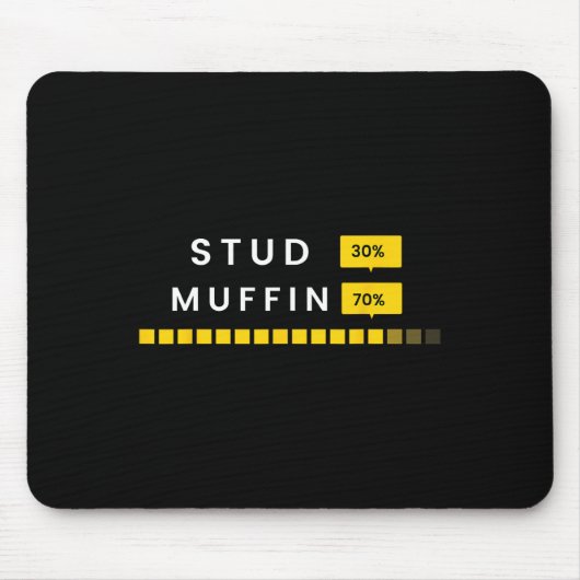 Funny 30 Stud 70 Muffin Sprichwort Vater &#; s Day Mousepad (Vorne)