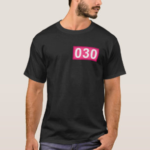 Funny 30 Year Old Gifts Number 030 Patch 30th Birt T-Shirt