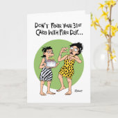 Funny 31. Geburtstag Karte (Gelbe Blume)