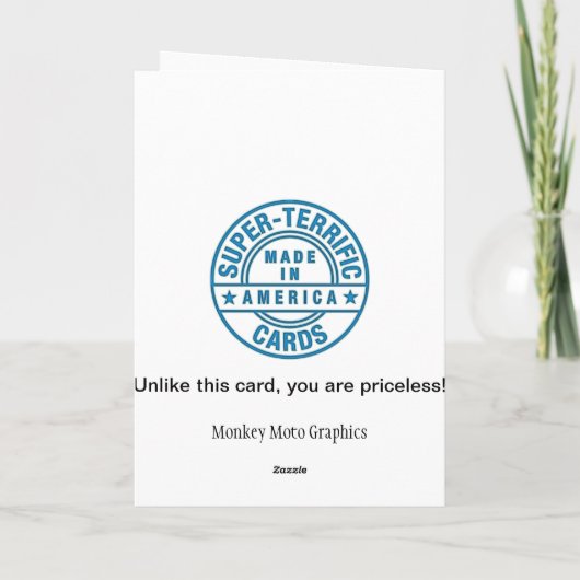 Funny 32. Geburtstag Karte (Rückseite)