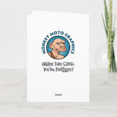 Funny 32. Geburtstag Karte (Rückseite)