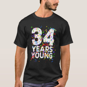 Funny 34 Jahre Junge Happy 34. Geburtstag für Männ T-Shirt