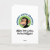 Funny 35. Geburtstag Karte (Rückseite)