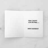 Funny 35. Geburtstag Karte (Innenseite)