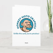 Funny 35. Geburtstagskarte Karte (Rückseite)