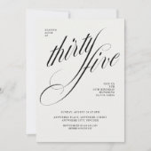 Funny 35th birthday einladung (Vorderseite)