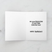 Funny 36. Geburtstag Karte (Innenseite)