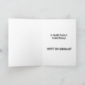 Funny 38. Geburtstag Gruß Karte (Innenseite)