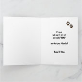 Funny, 39. 39. Geburtstagswolf, Wölfe Karte (Innenseite)