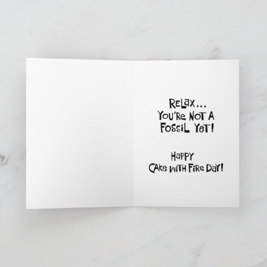 Funny 39. Geburtstag Karte (Innenseite)