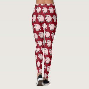 Funny 3 Cartoon Illustration Wählen Sie Farbe L Leggings