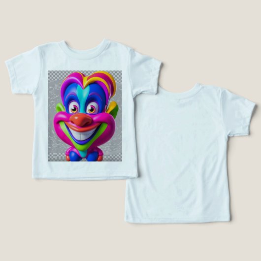 Funny 3-D Cartoon (Design Vorderseite & Rückseite)