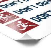 Funny 3 Geheimnisse Don't Drown Crash Walk Fotodruck (Ecke)