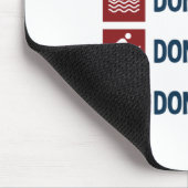 Funny 3 Geheimnisse Don't Drown Crash Walk Mousepad (Ecke)