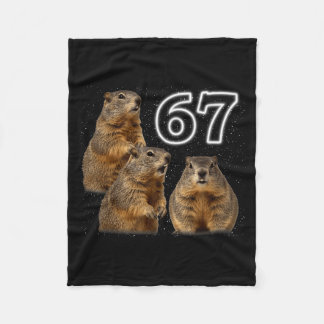 Funny 3 Groundhog Howling At The Moon Parody Groun Fleecedecke