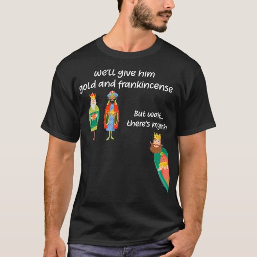 Funny 3 Wise Men Weihnachtsgeschenk  T-Shirt (Vorderseite)