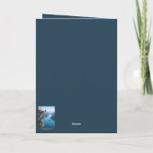 Funny 3D animal birthday card Karte (Rückseite)