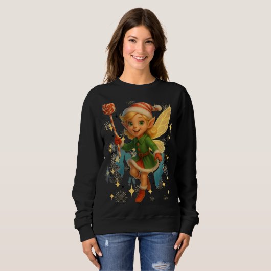 Funny 3D Cartoon Ugly Christmas Sweatshirt  (Vorne ganz)